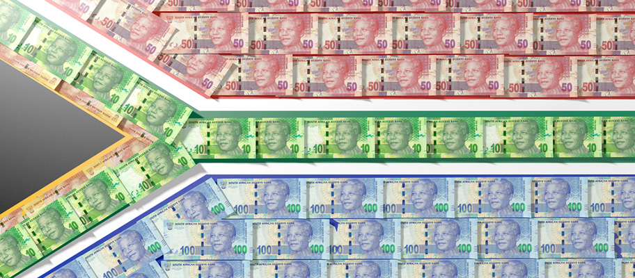 Südafrika Währung Banknoten Rand