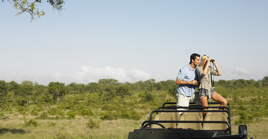 Namibia Flitterwochen Safari Paar