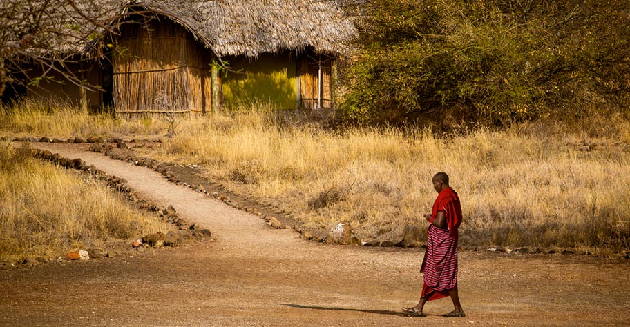 Tanzania mit Kindern Massai