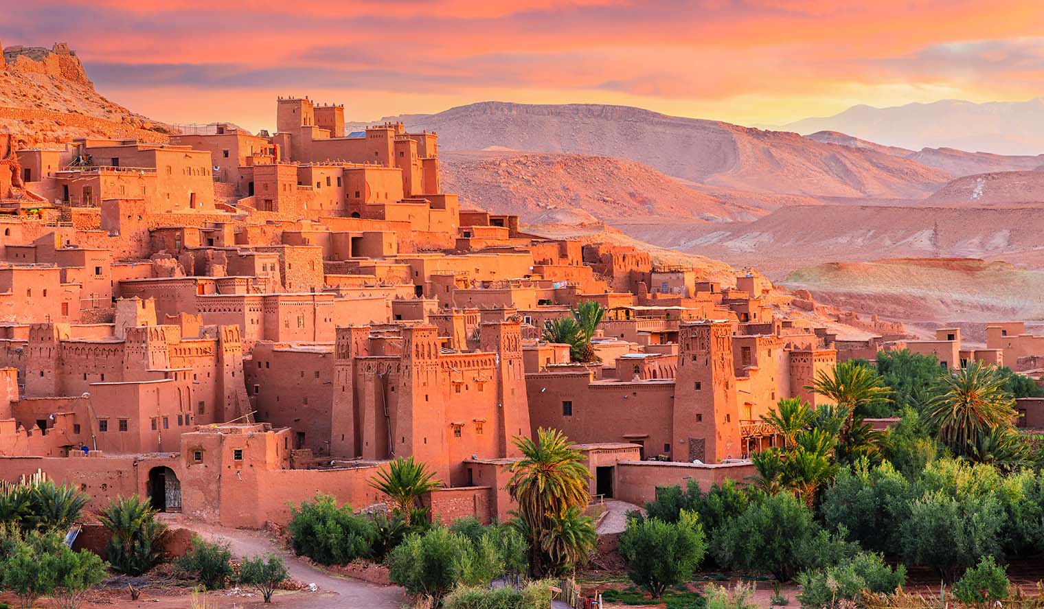 Oasenstadt Ouarzazate auf Gruppenreisen in Marokko