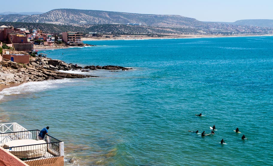 Surfen in Marokko Taghazout 